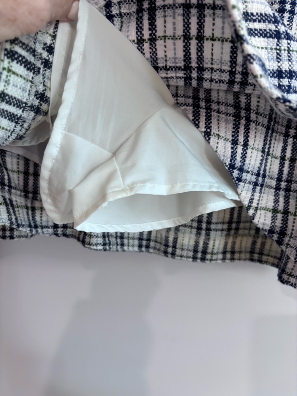 Abercrombie & Fitch Navy, White and Green Plaid Set - Picture 8 of 11